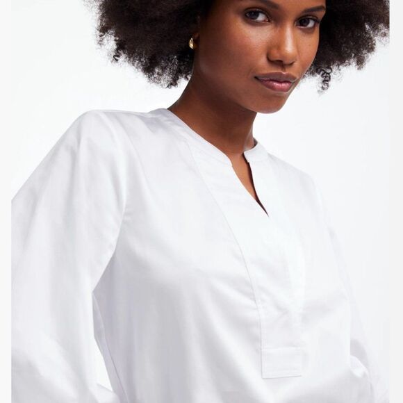 Madewell ns437 V-Neck Long-Sleeve Top size large NWT - Picture 3 of 10